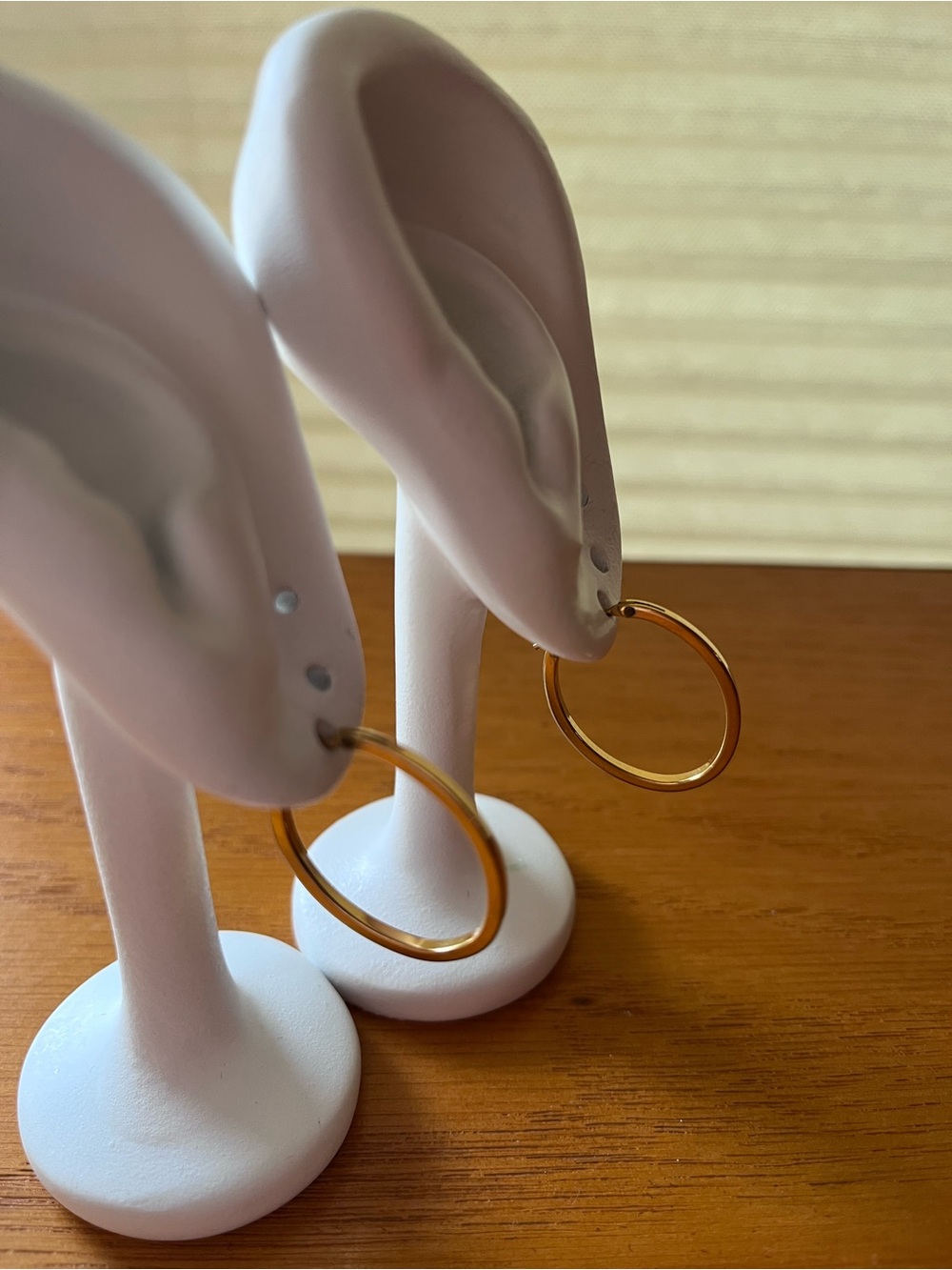 Monet Gold Hoop Earrings
